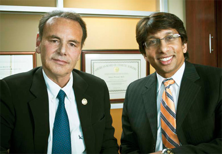 Dr. Gary Hitzig and Dr. Amiya Prasad