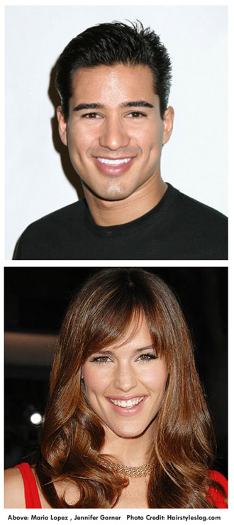 Mario Lopez and Jennifer Garner