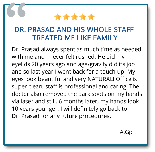 patient review on hand laser treatment "my hands looks 10 years younger"