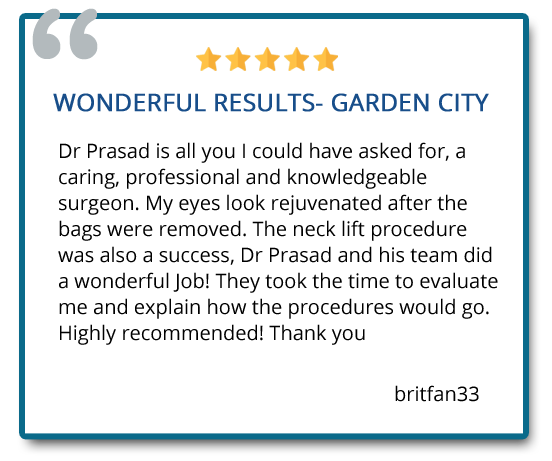 patient review on neck lift; Wonderful results