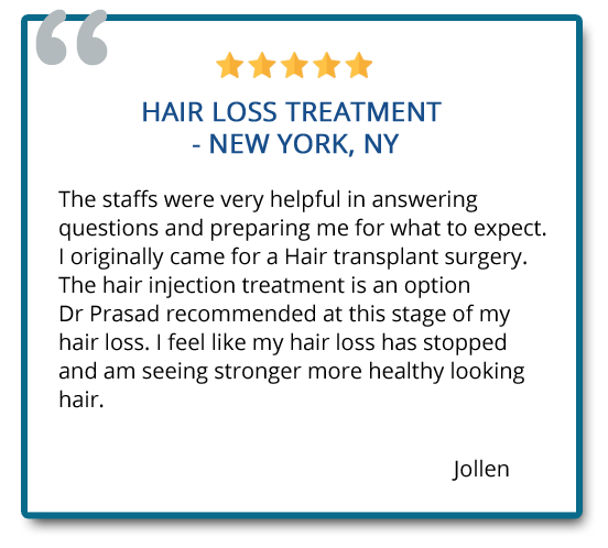 patient review on hair regeneration: am seeing stronger more healthy looking hair