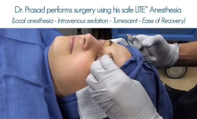 Dr. Prasad performs surgery using LITE anesthesia