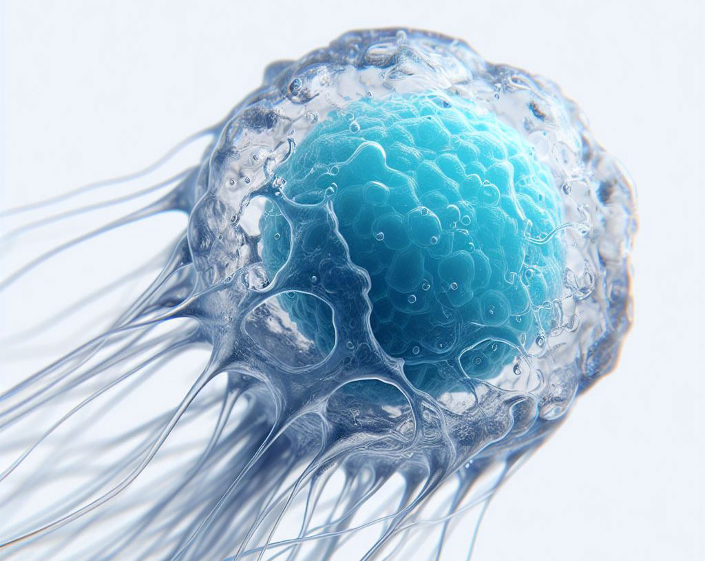 illustration of single stem cell