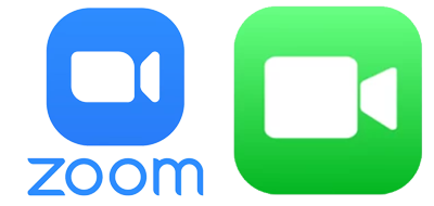 zoom and facetime logo