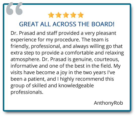 Patient testimonials for Hair Regeneration Center at Vienna Virginia