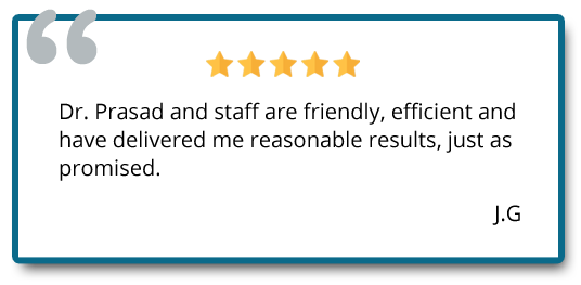 Patient reviewed Dr. Prasad and staff