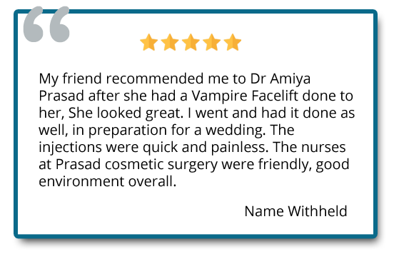 patient review on vampire facelift
